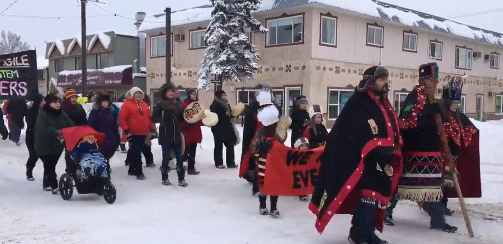 Office of Wet’suwet’en protest march is an epic fail